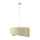 Pendelleuchte Esstisch Creme Gold Stoff Lampe
