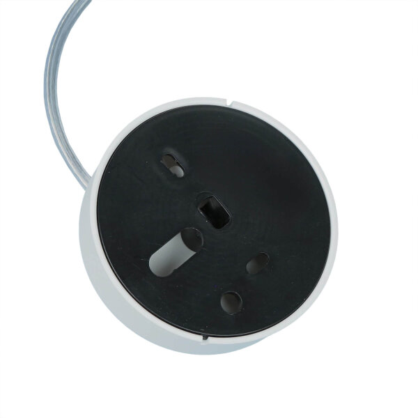 Suspension ronde Grande Beige Blanc Ø50cm Table de salle à manger