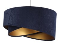 Lampe à suspendre bleu foncé or...
