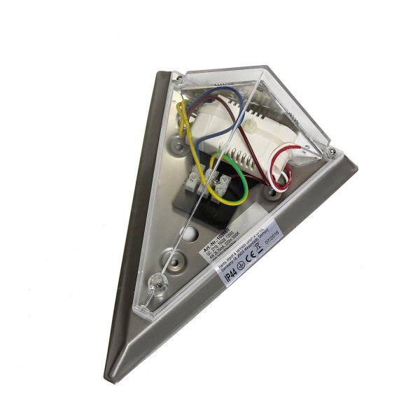 Applique murale dextérieur en acier inoxydable Triangle LED