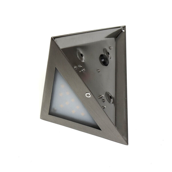 Applique murale dextérieur en acier inoxydable Triangle LED