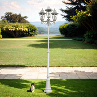 Candélabre blanc MIGDAL Rustique 220cm IP44...