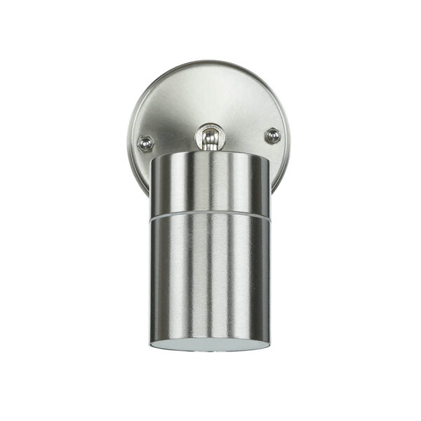 Spot lampe extérieur acier inoxydable IP44 GU10 maison mur COLLINS