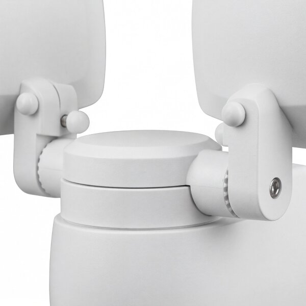LED Außenlampe mit Bewegungsmelder Weiß IP44 AMINA