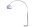 Gebogene Standlampe Retro 175cm