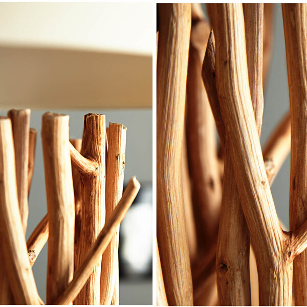 Impressionnant lampadaire Bois flotté 175 cm Moderne