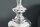 Lampadaire de salon LUCIE argent blanc 160cm élégant
