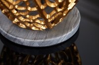 Gestell für Tischleuchte E27 Metall 46 cm hoch in Gold