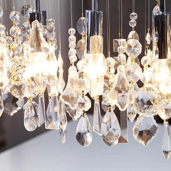 Pendelleuchte Esstisch Kristall Moderne Lampe E14
