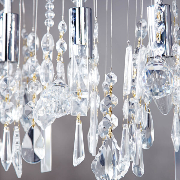 Pendelleuchte Esstisch Kristall Moderne Lampe E14