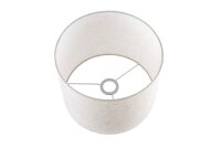 Lampenschirm Leinen Stoff Ø 30 cm Natur für...