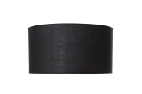 Lampenschirm Stoff Ø 50 cm Schwarz Weiß...