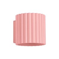 Wandlampe Up Down Aluminium Rosa G9 B:10 cm modern