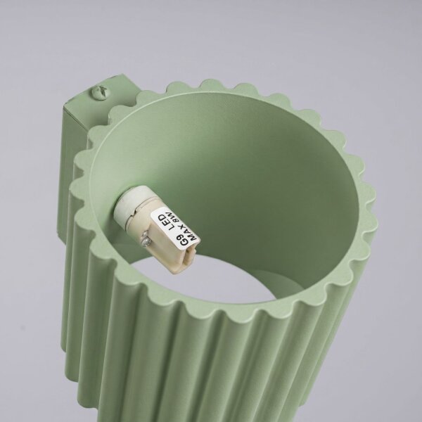 Wandleuchte Up Down Aluminium Salbei G9 B:10 cm