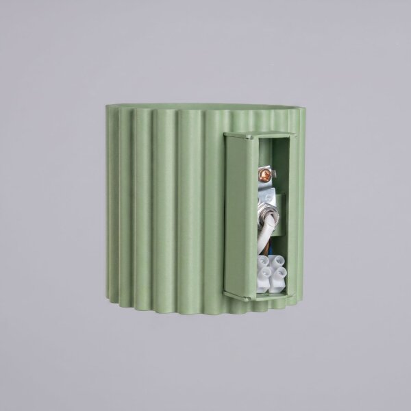 Wandleuchte Up Down Aluminium Salbei G9 B:10 cm