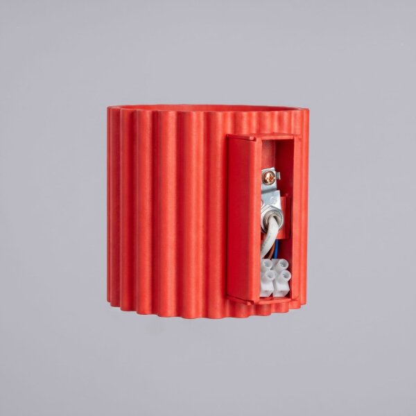 Wandleuchte Up Down Aluminium Rot G9 B:10 cm blendarm