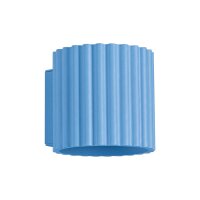 Wandleuchte Up Down Aluminium Hellblau G9 B:10 cm
