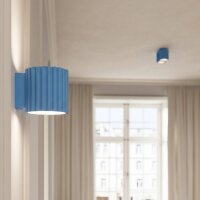 Wandleuchte Up Down Aluminium Hellblau G9 B:10 cm