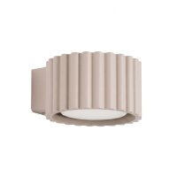 Wandleuchte Aluminium Taupe GX53 B:10 cm modern