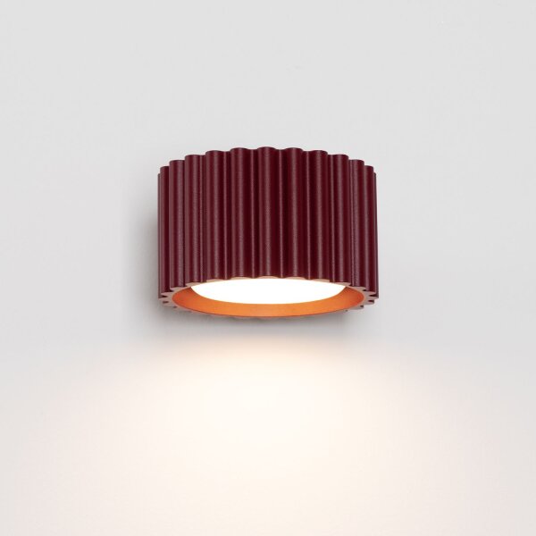 Wandlampe Aluminium Burgund GX53 B:10 cm blendarm