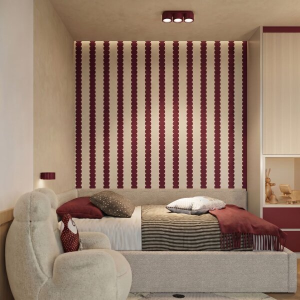 Wandlampe Aluminium Burgund GX53 B:10 cm blendarm
