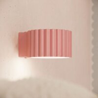 Wandleuchte Aluminium Pfirsich GX53 B:10 cm blendarm