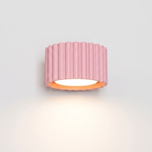 Wandleuchte Aluminium Rosa GX53 B:10 cm modern
