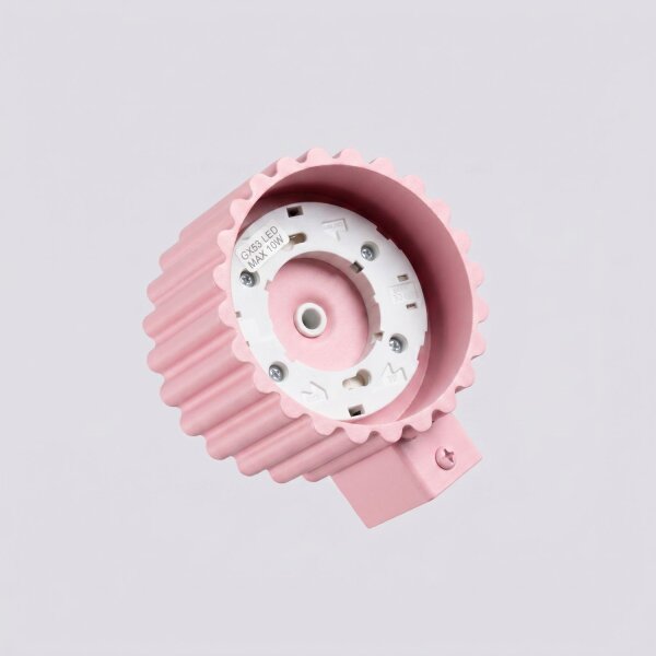 Wandleuchte Aluminium Rosa GX53 B:10 cm modern