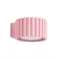Wandleuchte Aluminium Rosa GX53 B:10 cm modern