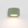 Wandlampe Aluminium Salbei GX53 B:10 cm blendarm