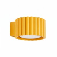 Wandlampe Aluminium Gelb GX53 B:10 cm blendarm