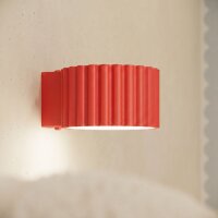 Wandleuchte Aluminium Rot GX53 B:10 cm blendarm