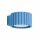 Wandleuchte Aluminium Hellblau GX53 B:10 cm blendarm