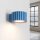 Wandleuchte Aluminium Hellblau GX53 B:10 cm blendarm