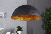 Suspension Ø50cm rond Design moderne or noir