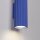 Wandlampe Up Down Aluminium Ultramarin GU10 H:20 cm