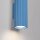 Wandleuchte Up Down Aluminium Hellblau GU10 H:20 cm