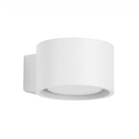 Wandlampe Aluminium Wei&szlig; GX53 B:10 cm blendarm