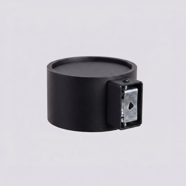 Wandleuchte Aluminium Schwarz GX53 B:10 cm blendarm