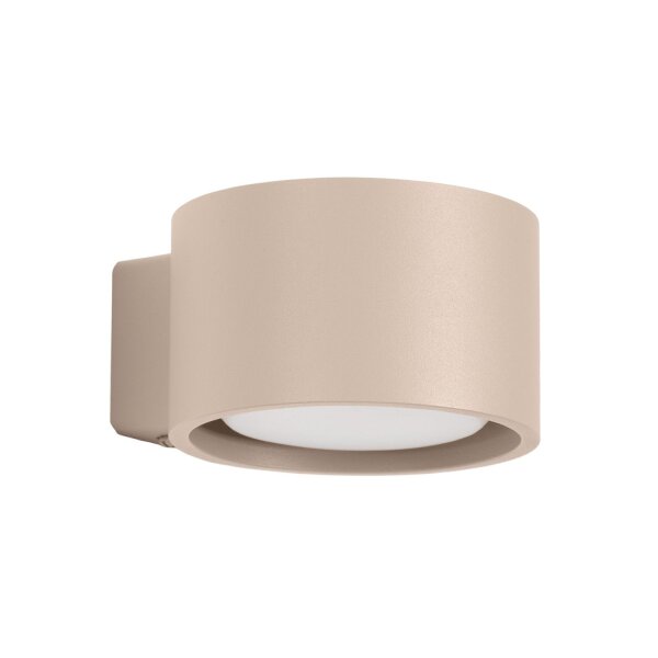 Wandleuchte Aluminium Taupe GX53 B:10 cm blendarm
