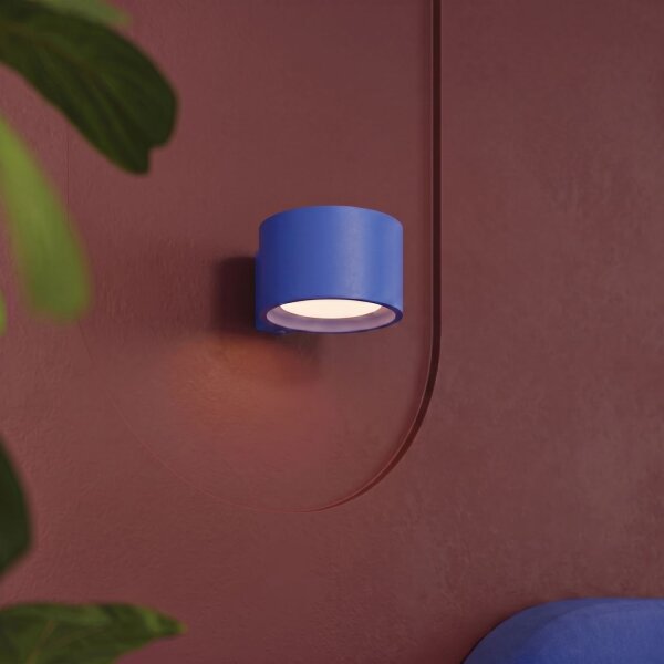 Wandlampe Aluminium Ultramarin GX53 B:10 cm blendarm
