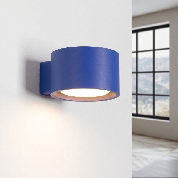 Wandlampe Aluminium Ultramarin GX53 B:10 cm blendarm