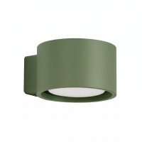 Wandleuchte Aluminium Olivgr&uuml;n GX53 B:10 cm blendarm