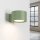 Wandleuchte Aluminium Salbei GX53 B:10 cm blendarm