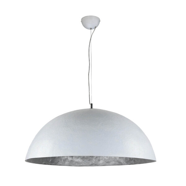 Große Hängeleuchte Ø70cm rund Modern Design Silber