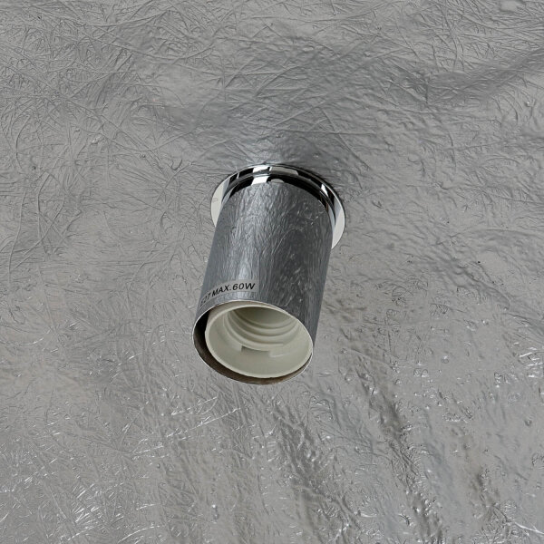 Große Hängeleuchte Ø70cm rund Modern Design Silber