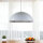 Große Hängeleuchte Ø70cm rund Modern Design Silber