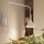 Wandlampe mit Schalter flexibel Weiß E14 H:30 cm