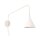 Wandlampe mit Schalter Stahl Beige E14 H:30 cm