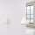 Wandlampe mit Schalter Stahl Beige E14 H:30 cm